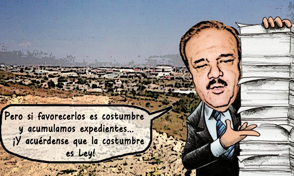 100 mil metros cuadrados de corrupción