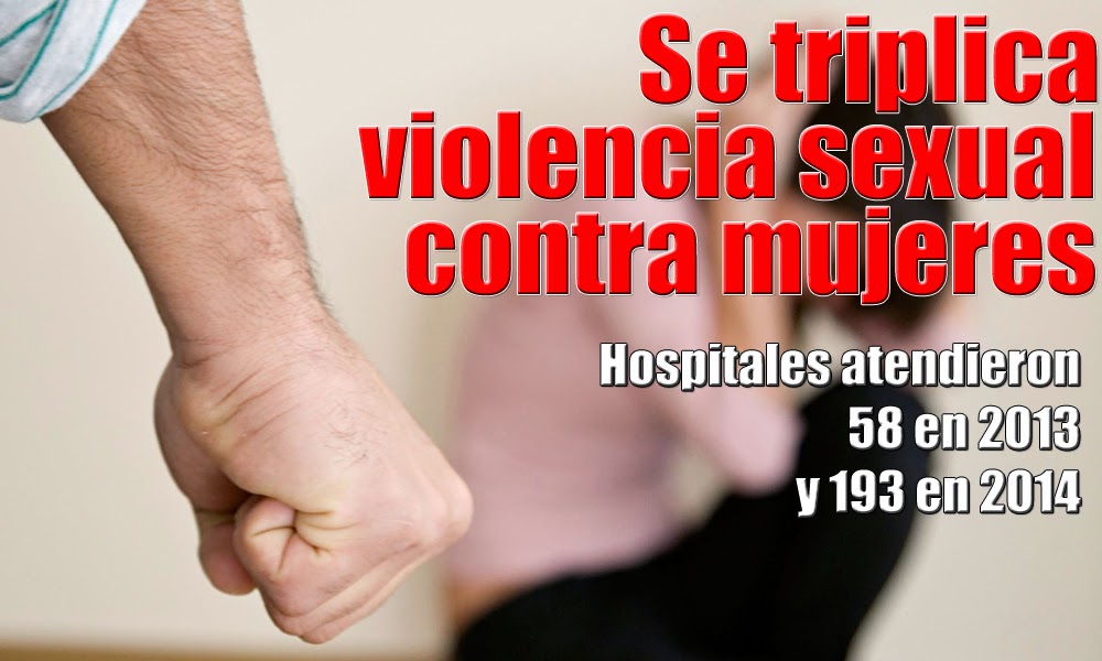 Se triplica violencia sexual contra mujeres