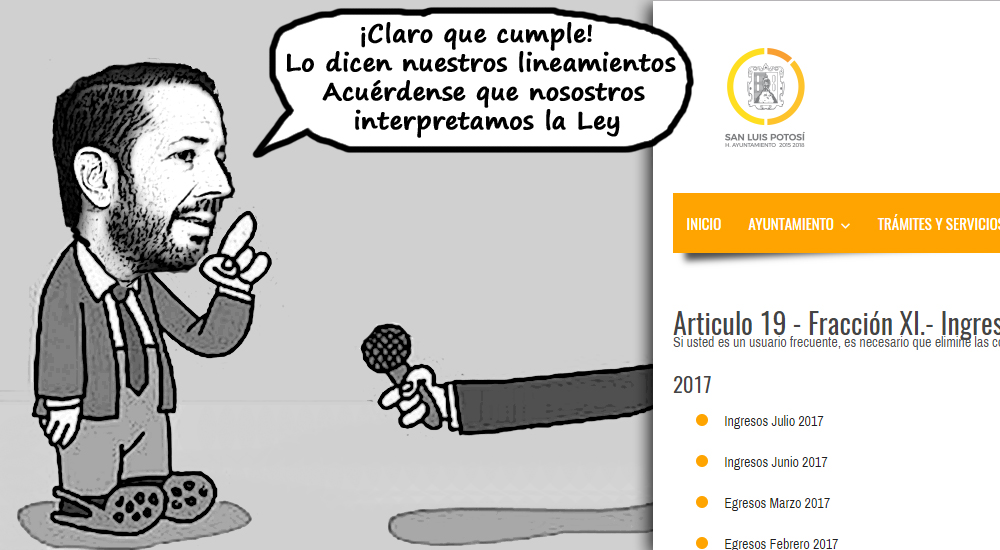 Gallardo no viola la Ley, se ajusta a nuestros lineamientos: CEGAIP